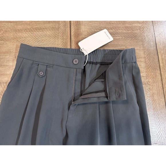 NWT AHA Selected Drooping High Waist Long Dress Pants Women’s Size Large Gray - Picture 8 of 16